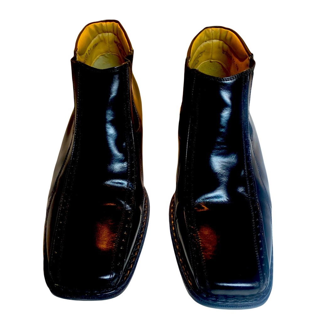 Stacey Adams Men’s Sz 11 Black Leather Ankle Boots